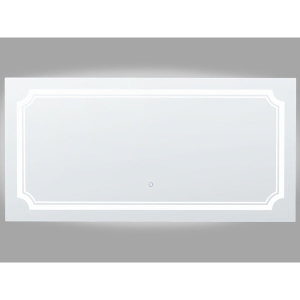 Ivy Bronx Aubury Lighted Wall Mounted Bathroom Mirror Wayfair.co.uk